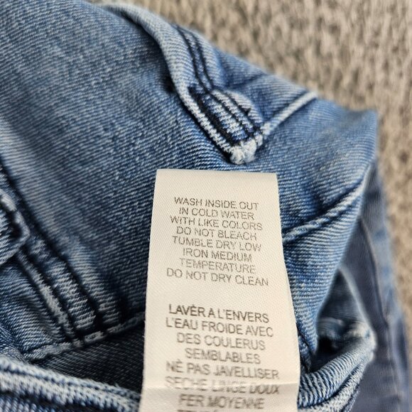 Good American Jeans Womens 4 (26x26) Blue Good Straight Crop Mid Rise - Picture 6 of 16